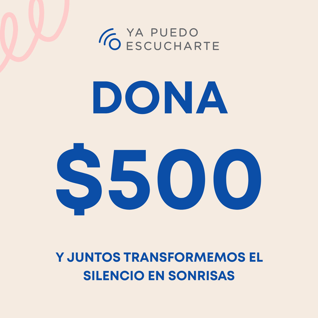 Donativo de $500