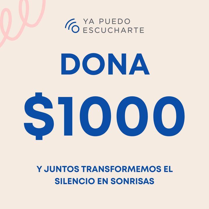 Donativo de $1000